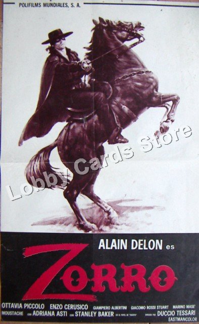 ALAIN DELON ./ ZORRO